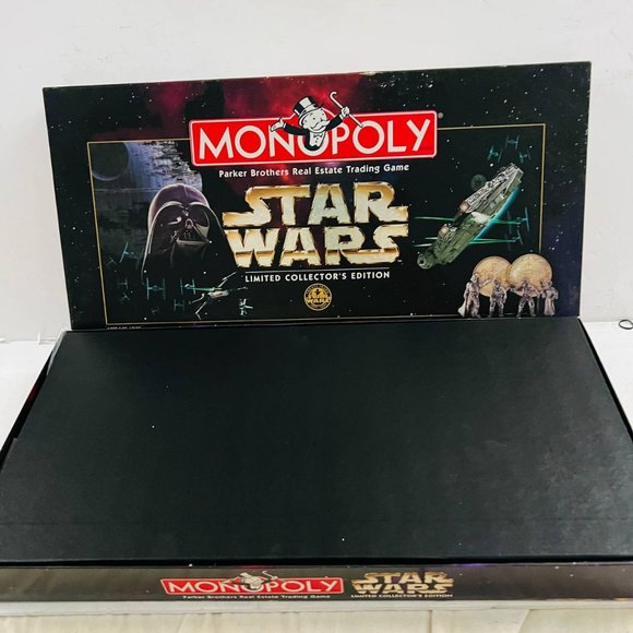 Vintage Monopoly Star Wars Limited Collector's Edition‎ 1996 Hasbro New - Picture 3 of 5
